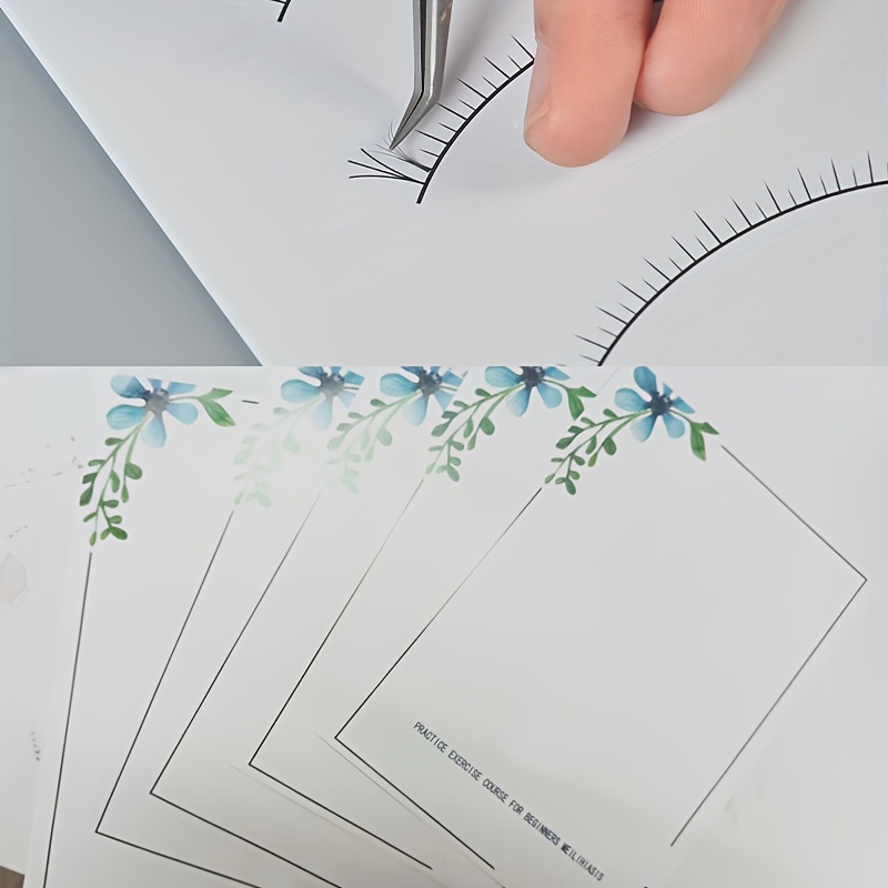 Eyelash Extension Maps - Professional Eyelash Extension Training Book Practice