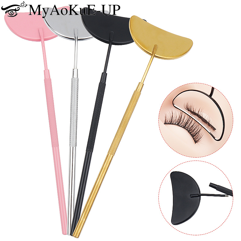 Lash Mapping Sticker - 1pcs Eyelash Extension Mirror Moon Shaped