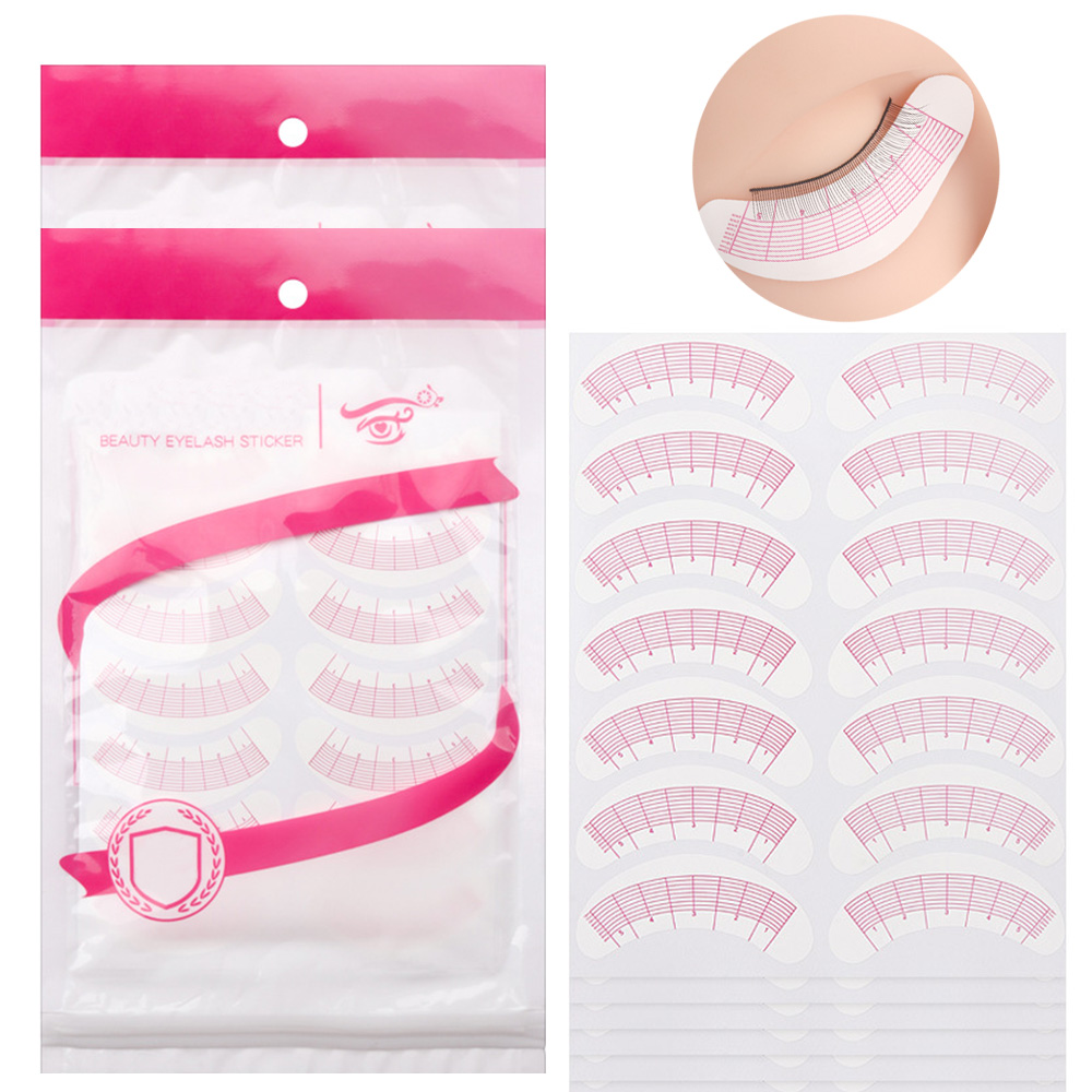 Eyelash Extension Maps - 2/5packs Lash Mapping Stickers Under Eye