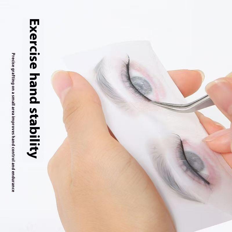 Eyelash Extension Maps - 10Pcs Reusable Makeup Training Eyelash Extensions