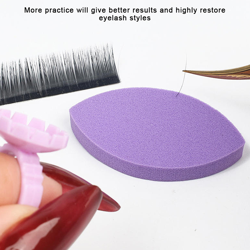 50PCS Random Soft Sponge False - Eyelash Extension Maps avis et prix