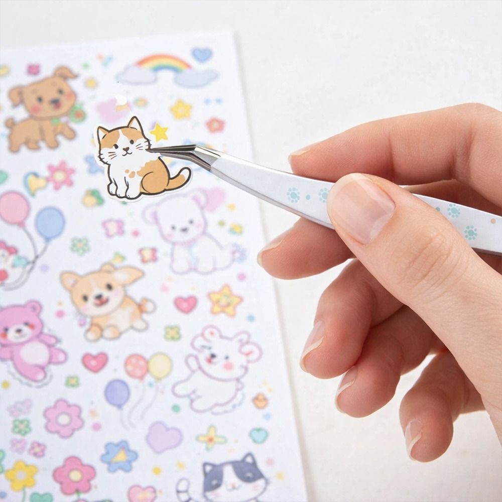 Stainless Steel Curved Sticker - Lash Mapping Sticker avis et prix