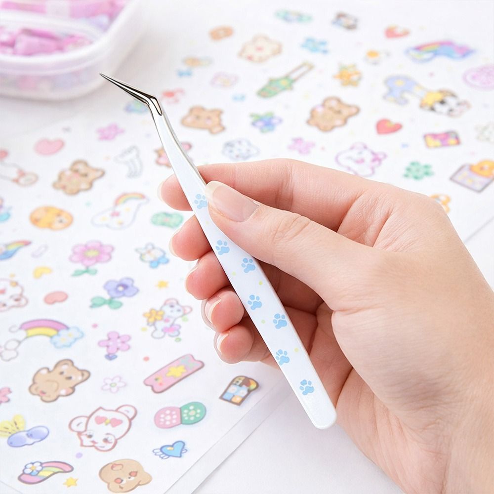 Stainless Steel Curved Sticker - Lash Mapping Sticker avis et prix