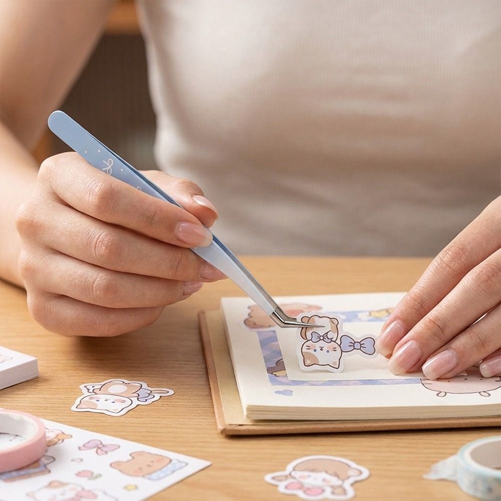 Stainless Steel Curved Sticker - Lash Mapping Sticker avis et prix
