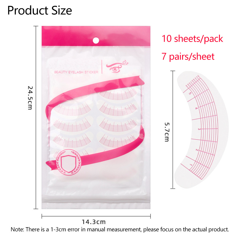 2/5packs Lash Mapping Stickers - Eyelash Extension Maps avis et prix