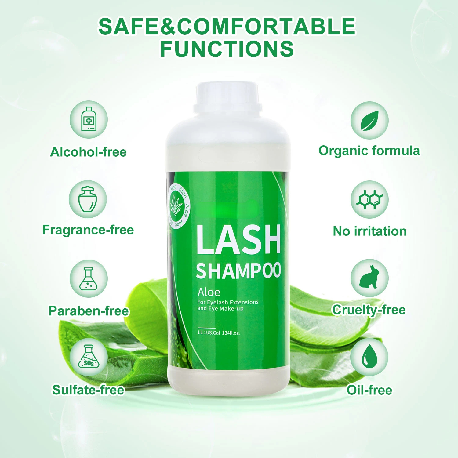 1L Eyelash Cleanser Foam Lash  - Eyelash Extension Wash Kit avis et prix