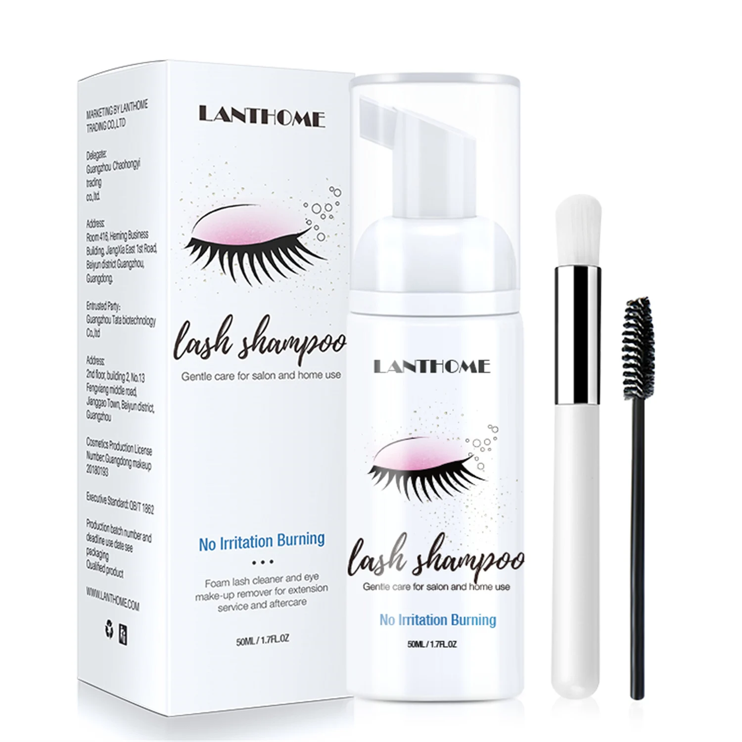 50ml Lanthome Eyelash Extensio - Eyelash Extension Wash Kit avis et prix