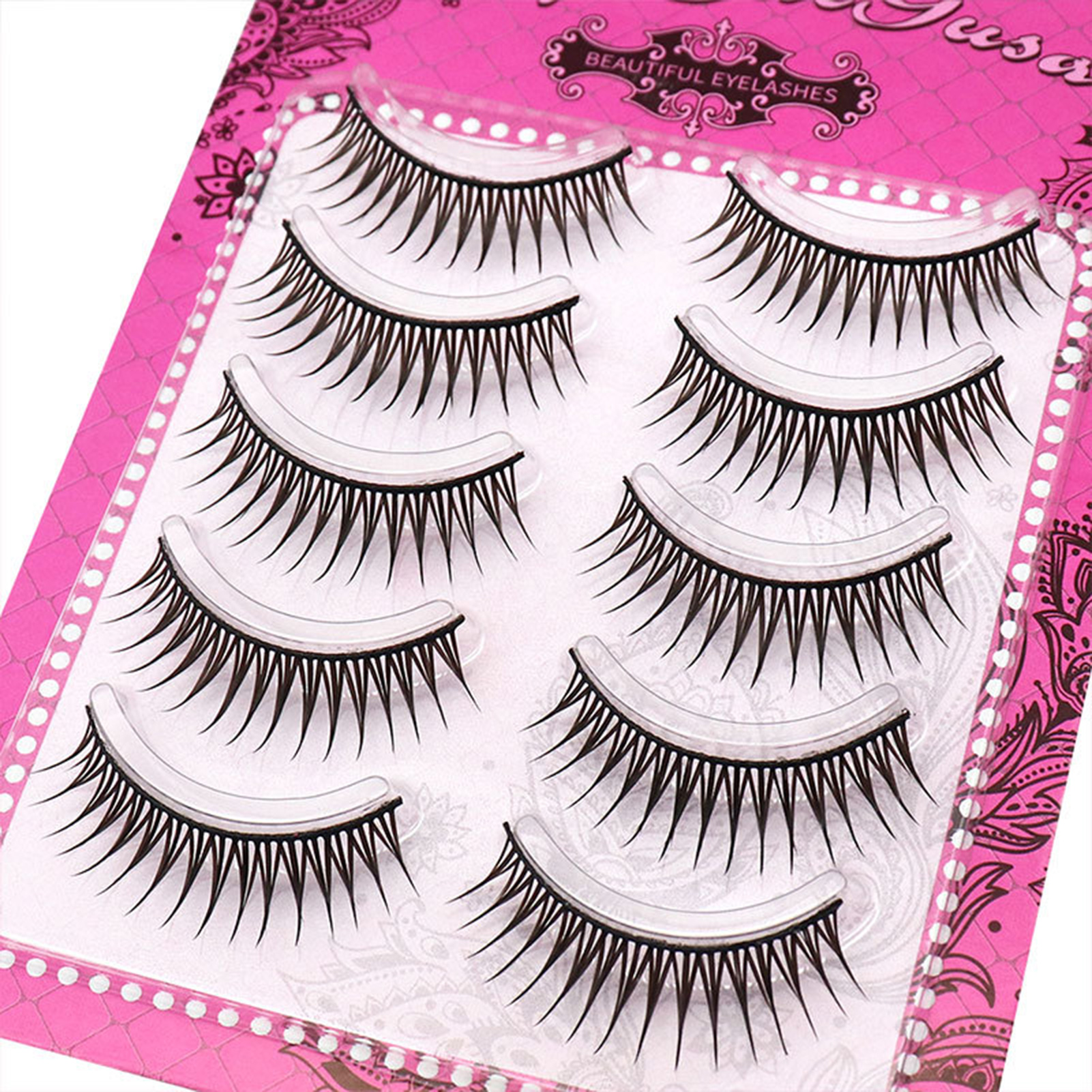 5 Pair One-Piece False Eyelash - Eyelash Extension Doll Eye avis et prix