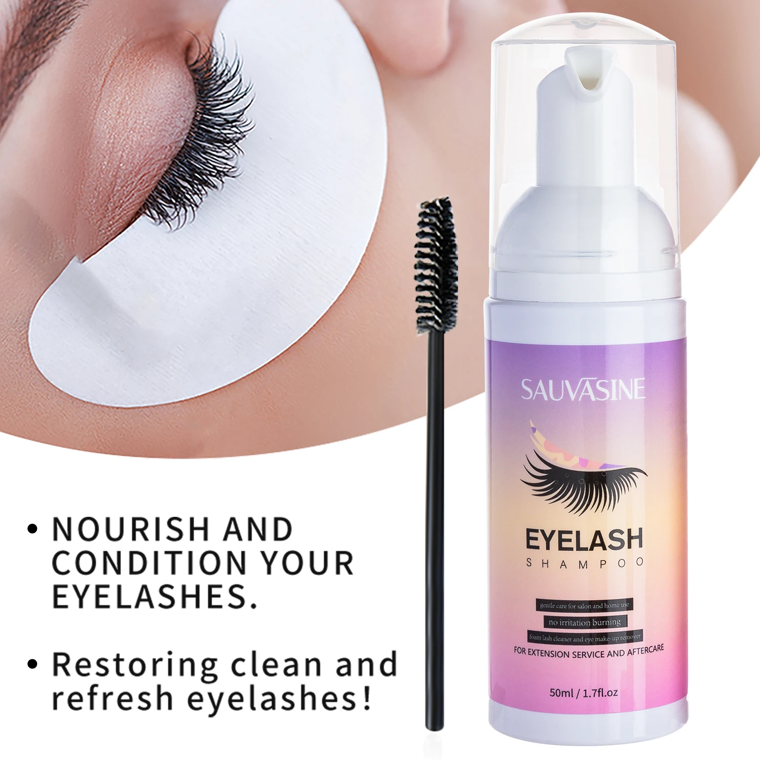 5/10PCS 50ML Eyelash Extension - Eyelash Extension Wash Kit avis et prix