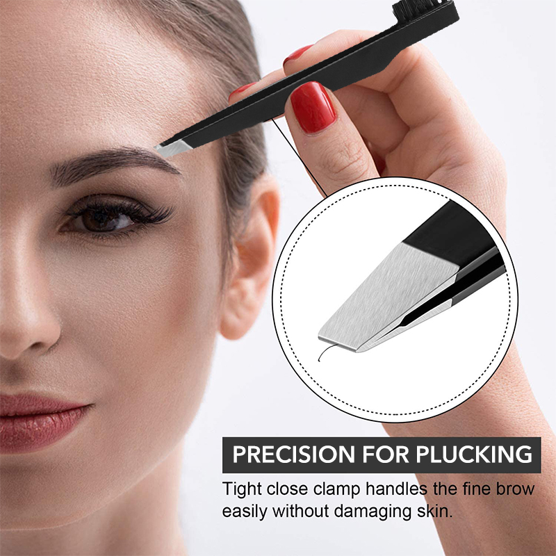 1PC Stainless Steel Eyebrow Tw - Eyelash Extension For No Eyelid avis et prix
