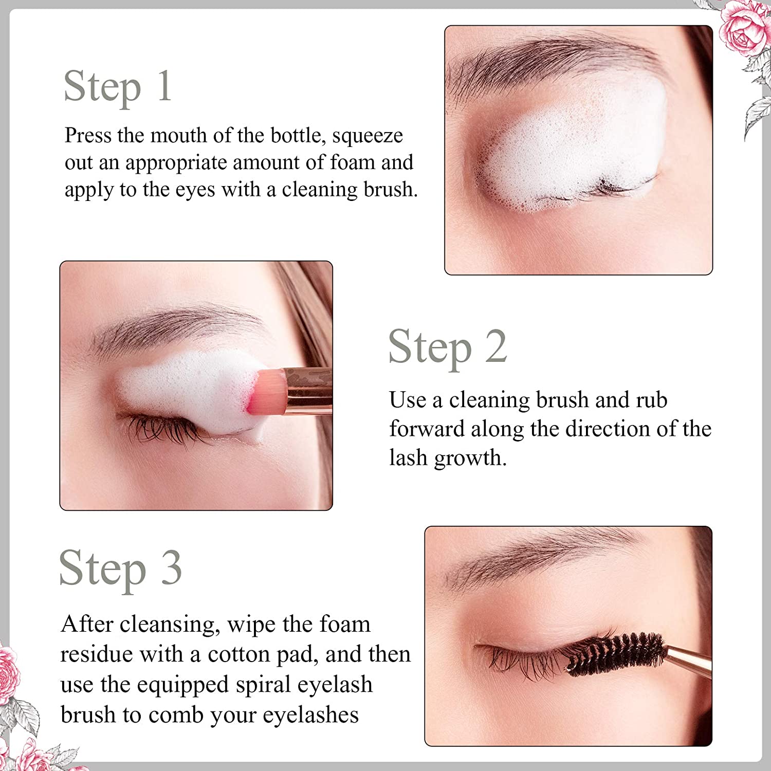 50ML Eyelash Extension Cleanse - Eyelash Extension Wash Kit avis et prix