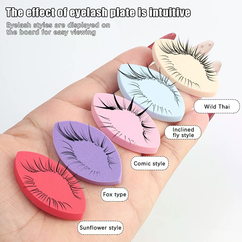 50PCS Soft Sponge False Eyelas - Eyelash Extension Maps avis et prix