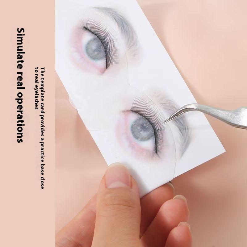10Pcs Reusable Makeup Training - Eyelash Extension Maps avis et prix