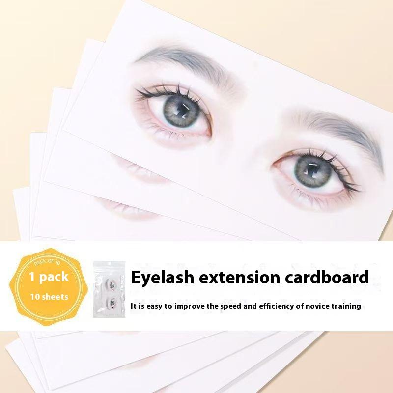 10Pcs Reusable Makeup Training - Eyelash Extension Maps avis et prix