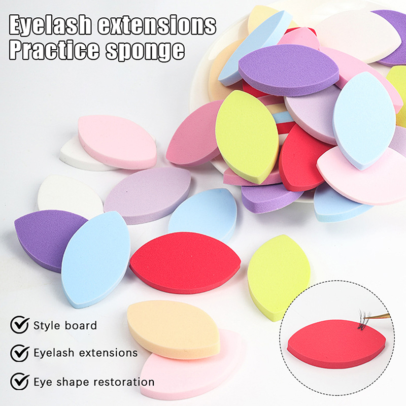 50PCS Soft Sponge False Eyelas - Eyelash Extension Maps avis et prix