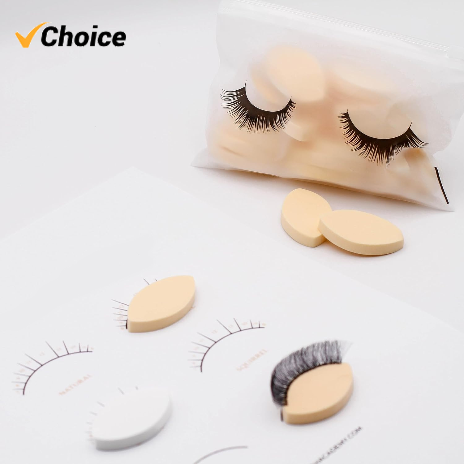 Beginner Lash Map Chart Wispy  - Eyelash Extension Maps avis et prix