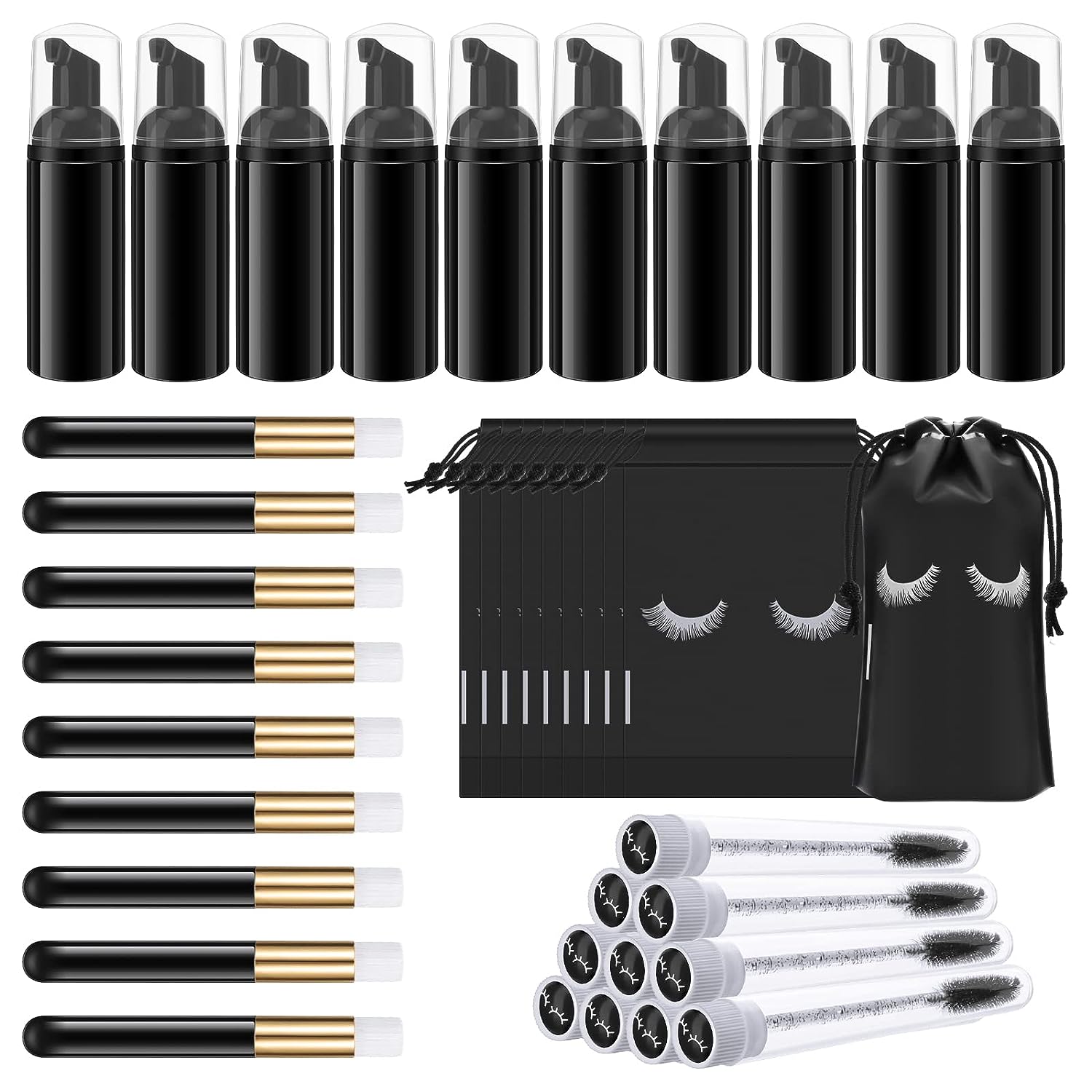 Eyelash Cleaning Set Lash Sham - Eyelash Extension Wash Kit avis et prix