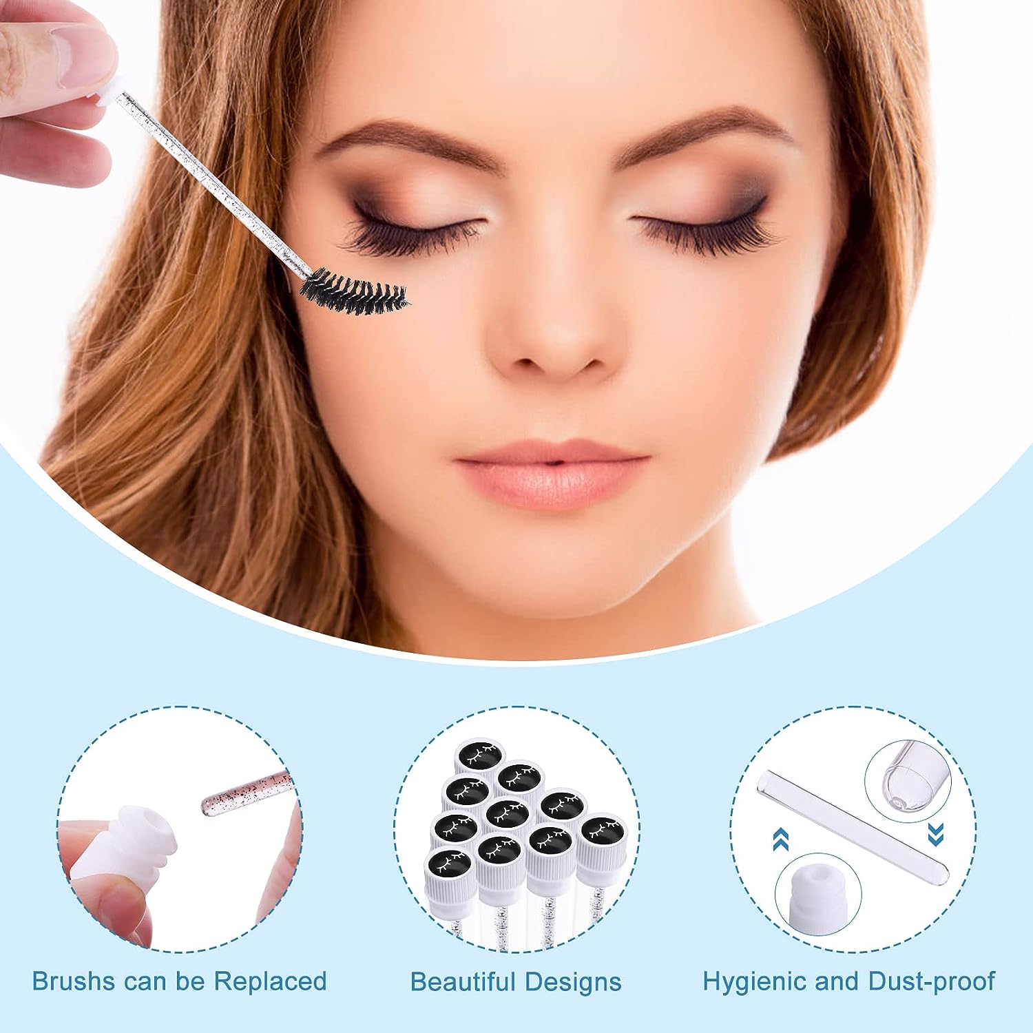 Eyelash Cleaning Set Lash Sham - Eyelash Extension Wash Kit avis et prix