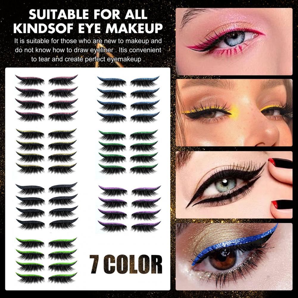 4 Pairs/Set Eyeliner Lashes St - Lash Mapping Sticker avis et prix