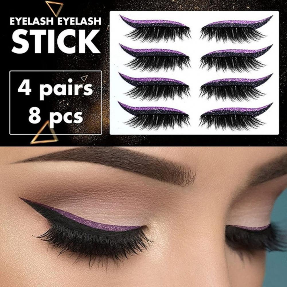 4 Pairs/Set Eyeliner Lashes St - Lash Mapping Sticker avis et prix