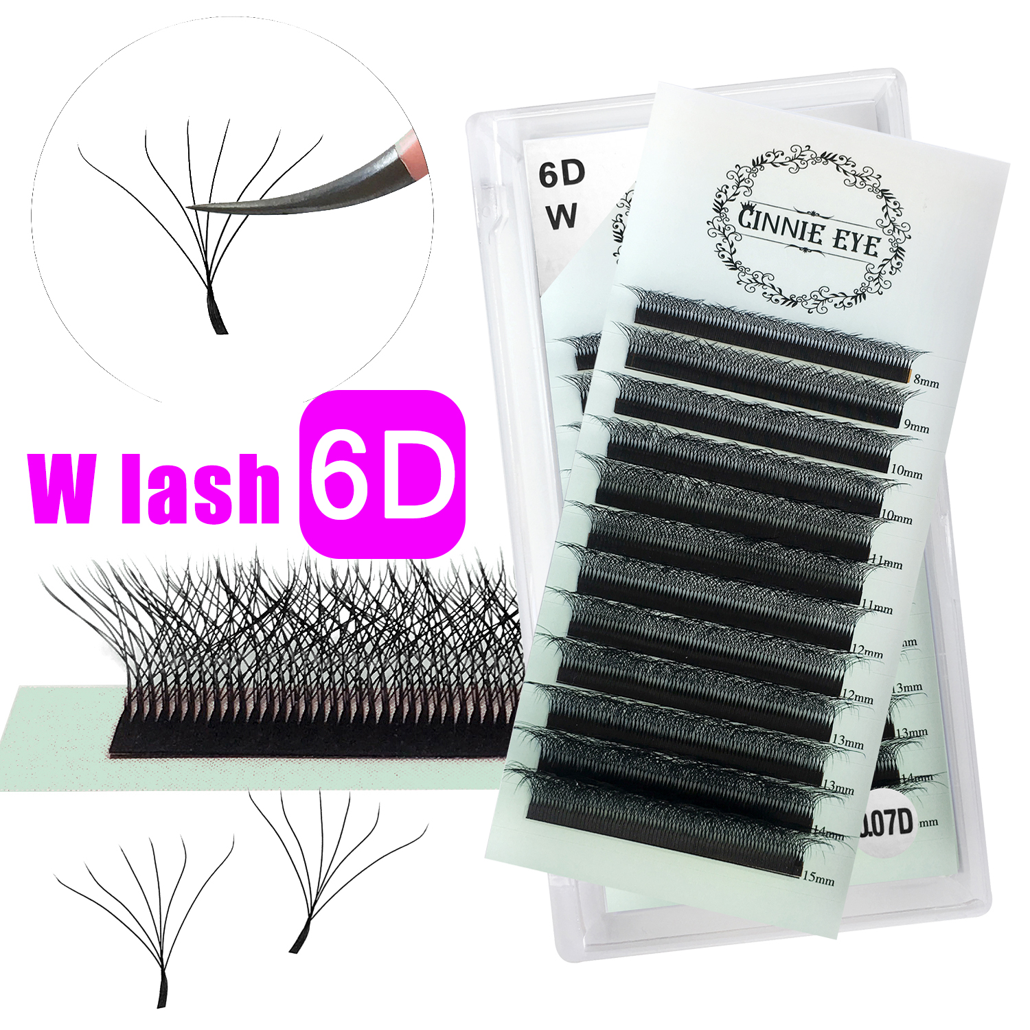 Cilios W 6D W Eyelashes Extens - Eyelash Extension Doll Eye avis et prix