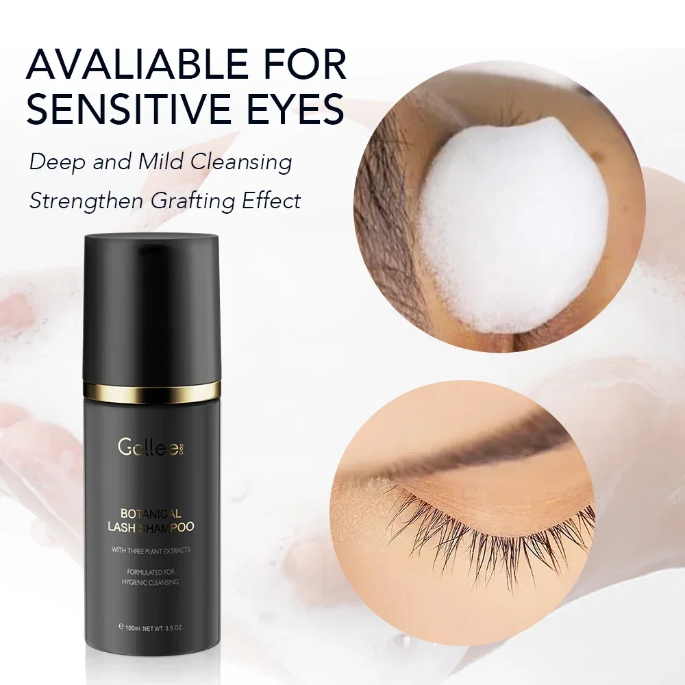 Gollee 100ml Cleaning Mousse B - Eyelash Extension Wash Kit avis et prix