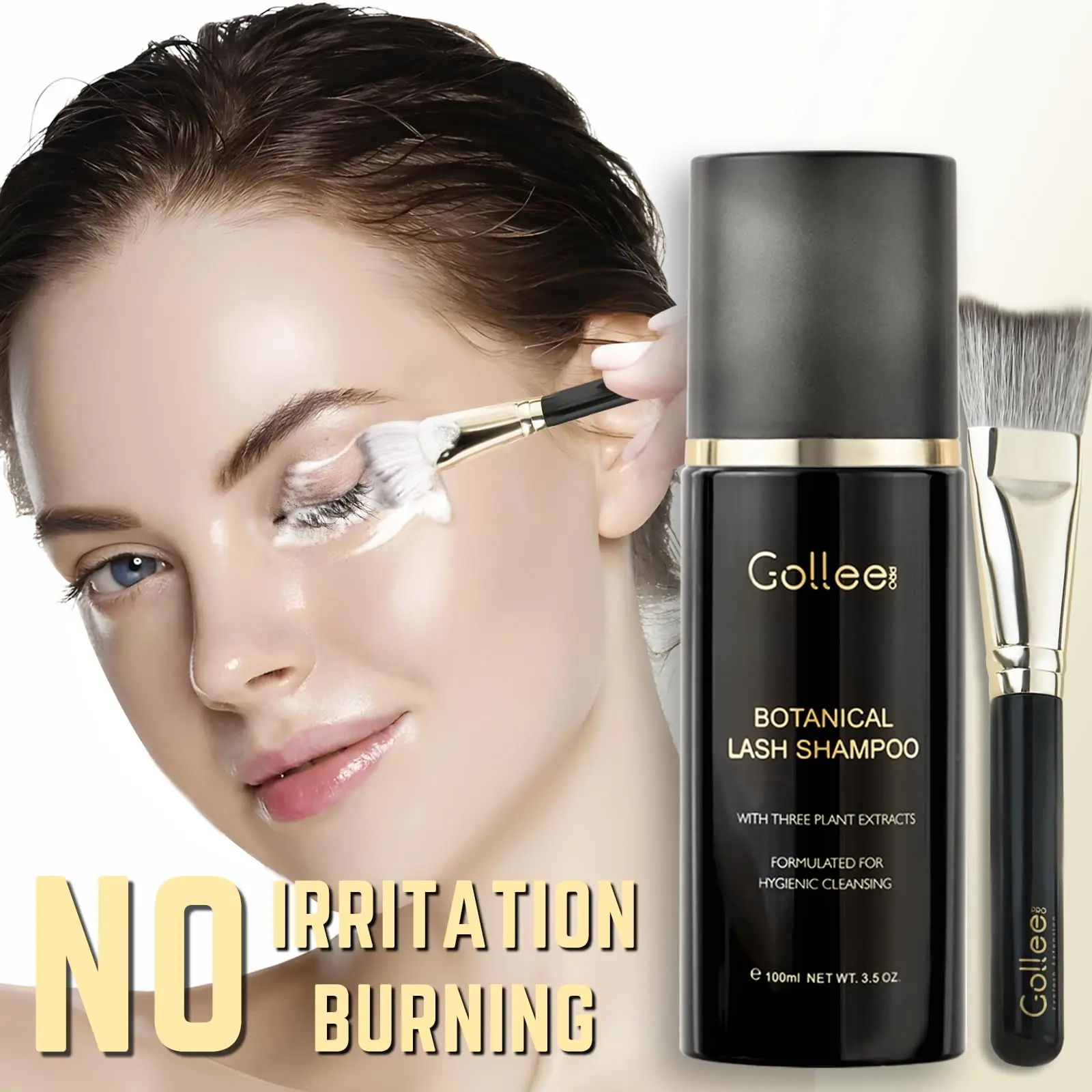 Gollee 100ml Cleaning Mousse B - Eyelash Extension Wash Kit avis et prix