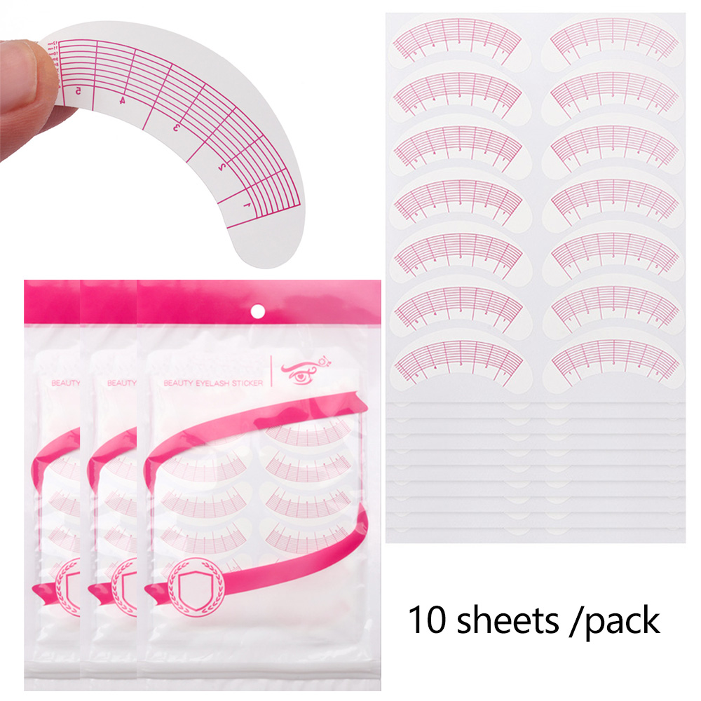 2/5 Packs Lash Mapping Sticker - Eyelash Extension Maps avis et prix