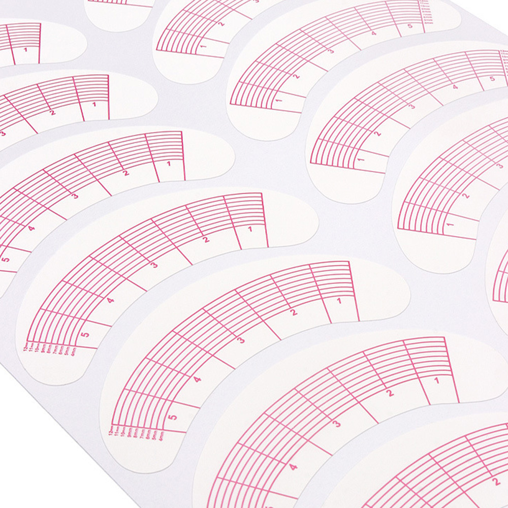 2/5 Packs Lash Mapping Sticker - Eyelash Extension Maps avis et prix