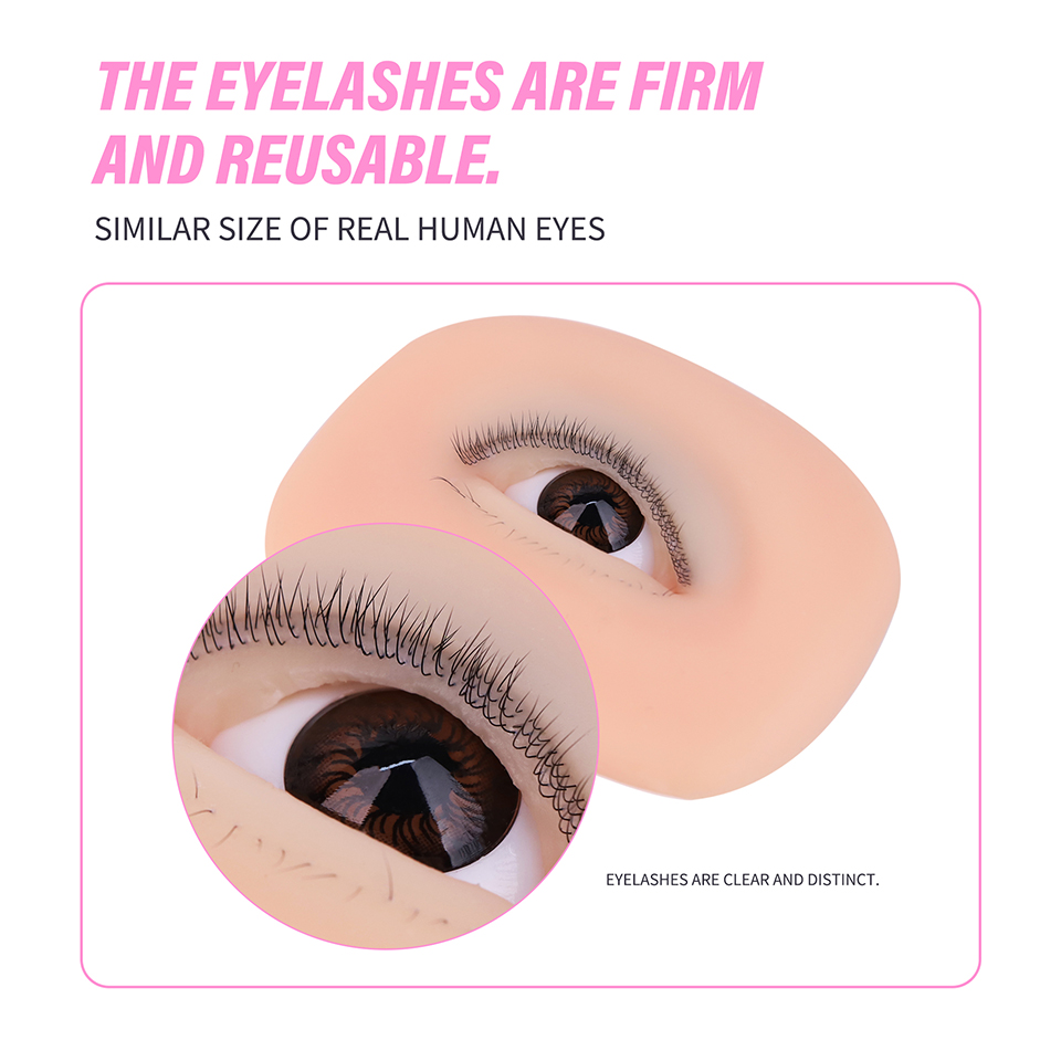 3 Layers Lashes Eyes Model Eye - Eyelash Extension Doll Eye avis et prix
