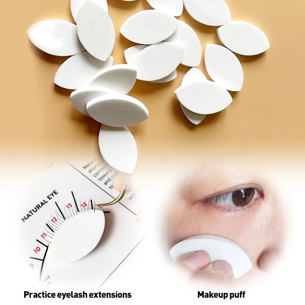 100PCS Soft False Eyelash Pads - Eyelash Extension Maps avis et prix
