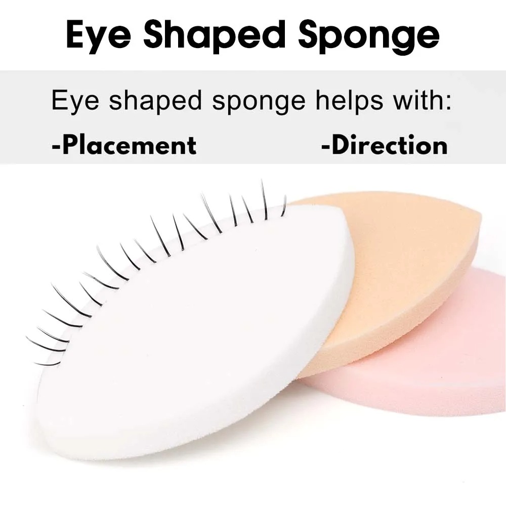 100PCS Soft False Eyelash Pads - Eyelash Extension Maps avis et prix