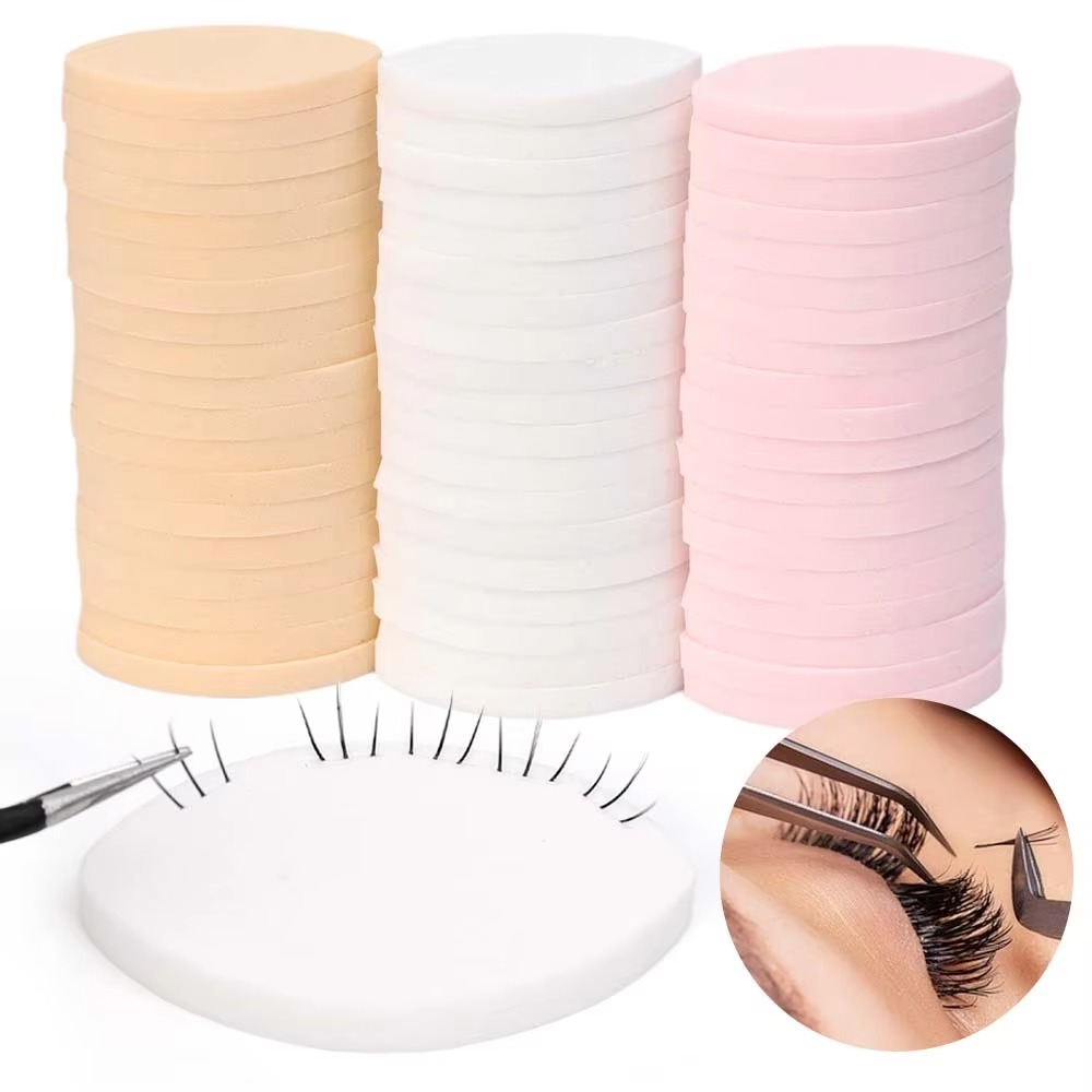 100PCS Soft False Eyelash Pads - Eyelash Extension Maps avis et prix