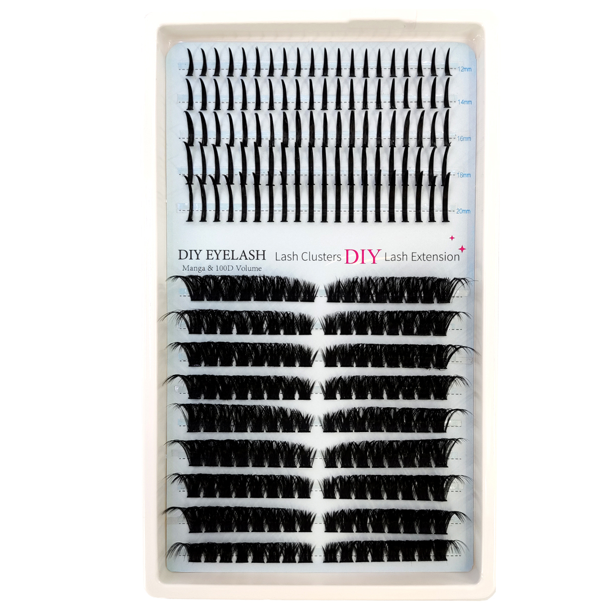New 80D 100D eyelash group man - Eyelash Extension Doll Eye avis et prix