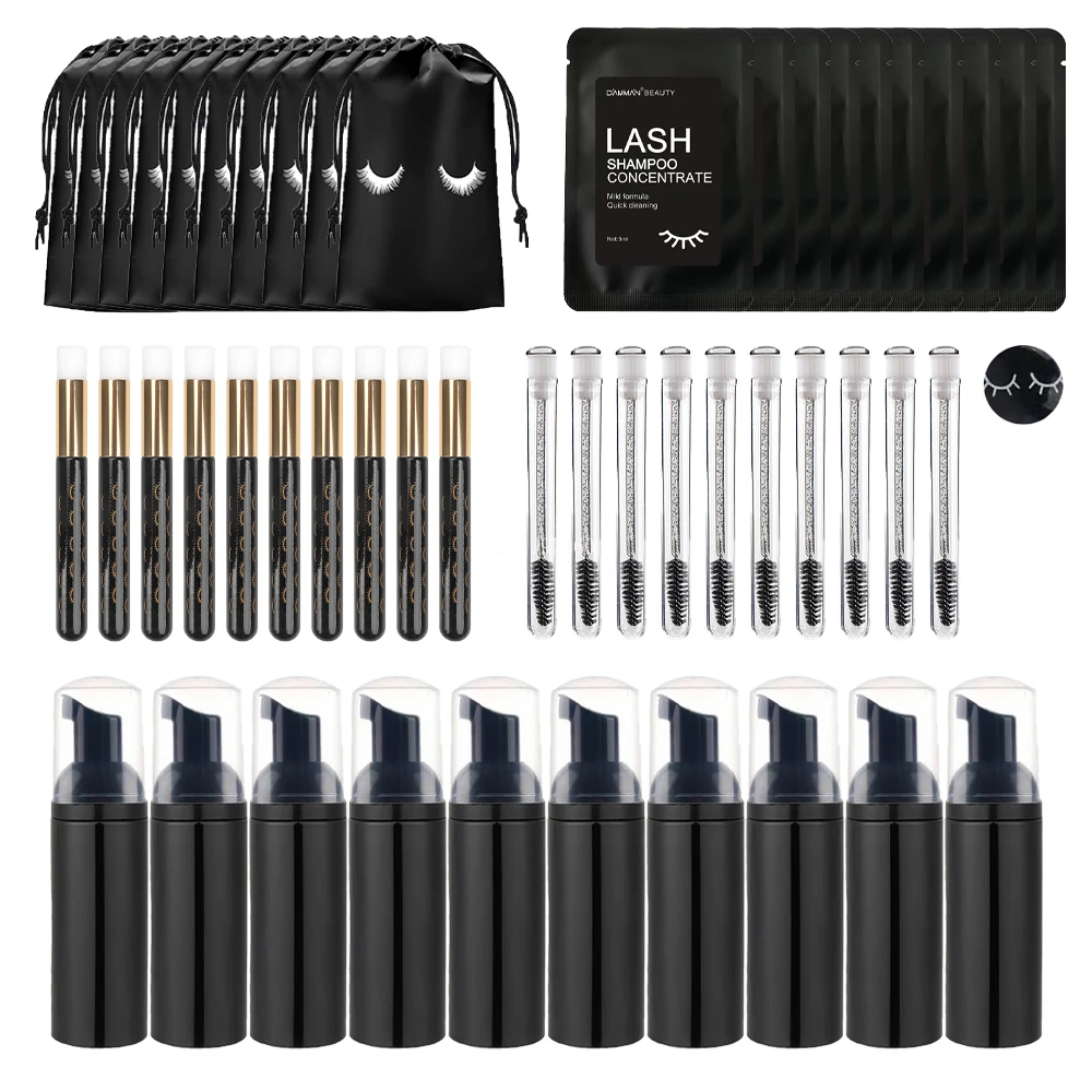 50/25Pcs Eyelash Extension Rem - Eyelash Extension Wash Kit avis et prix