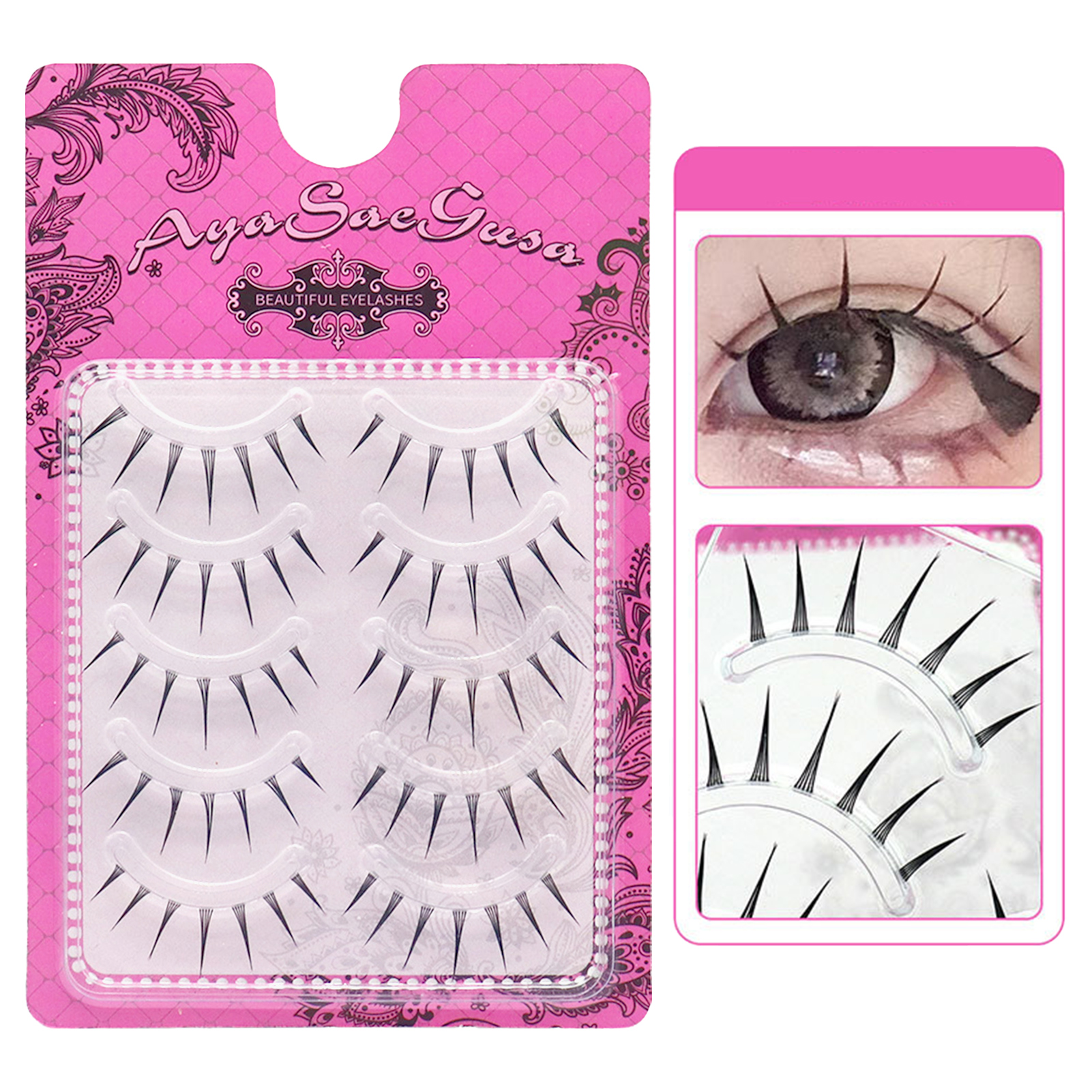 5 Pairs Anime Manga Lashes One - Eyelash Extension Doll Eye avis et prix